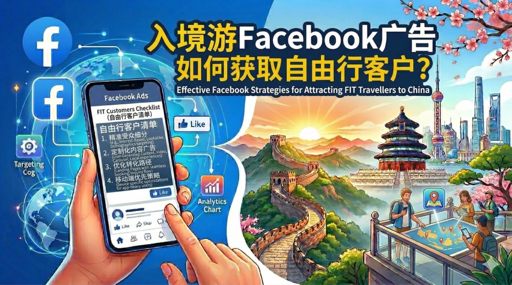 入境游 Facebook 广告如何获取自由行客户？